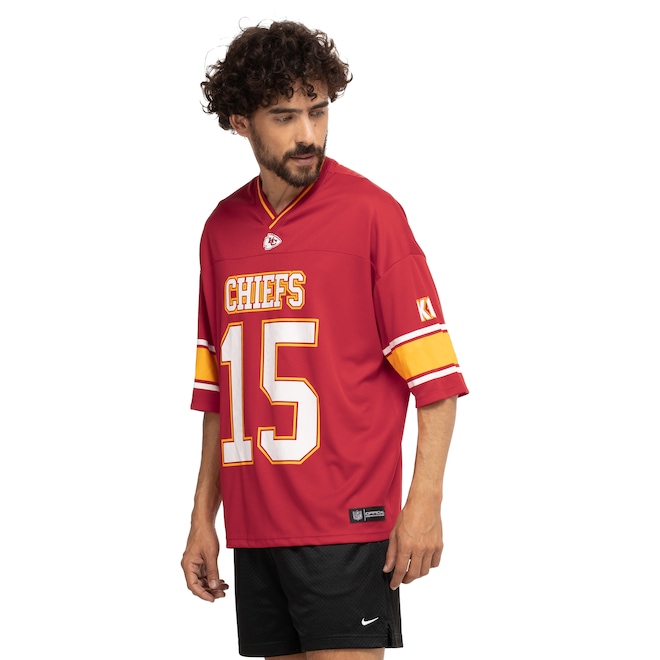 Camiseta do Kansas City Chiefs NFL Mahomes NF160 Masculina - Foto 2