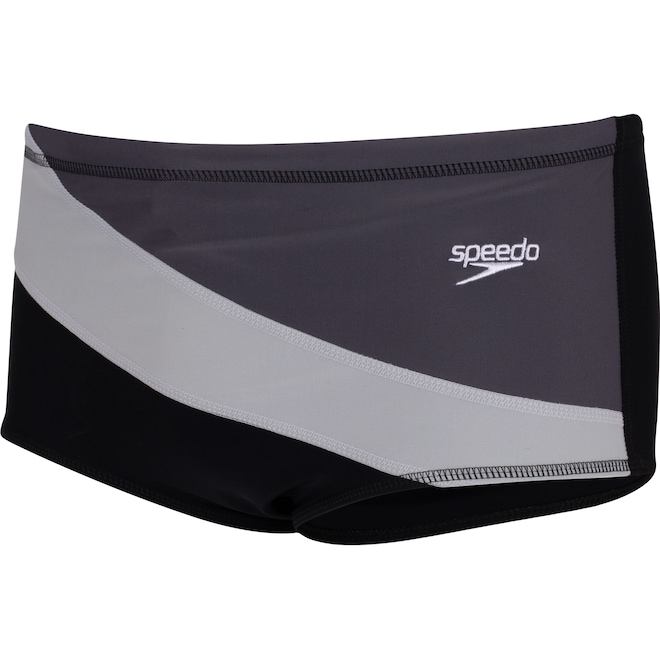 Sunga Speedo Tradicional Color Block Adulto - Foto 1