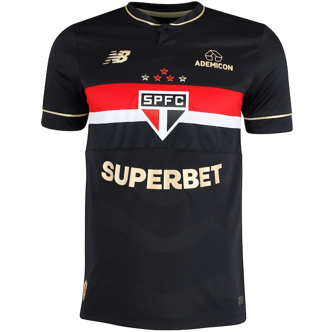 Camisa do São Paulo III 25/26 Jogador New Balance Masculina - Foto 2