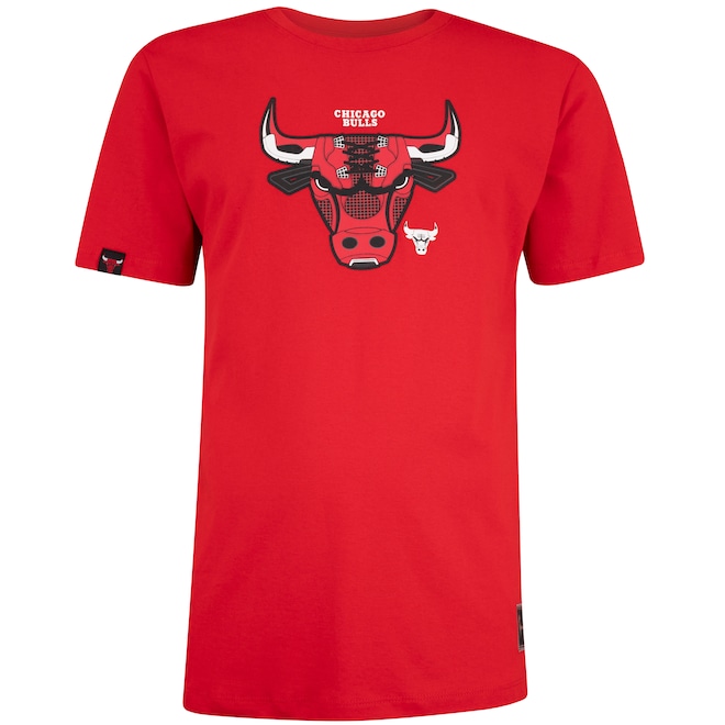 Camiseta do Chicago Bulls NBA Sneaker N0495 Masculina - Foto 1