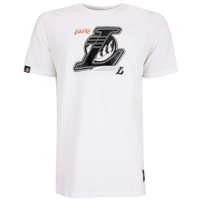 Camiseta do Los Angeles Lakers NBA Sneaker N0496 Masculina - Foto 1
