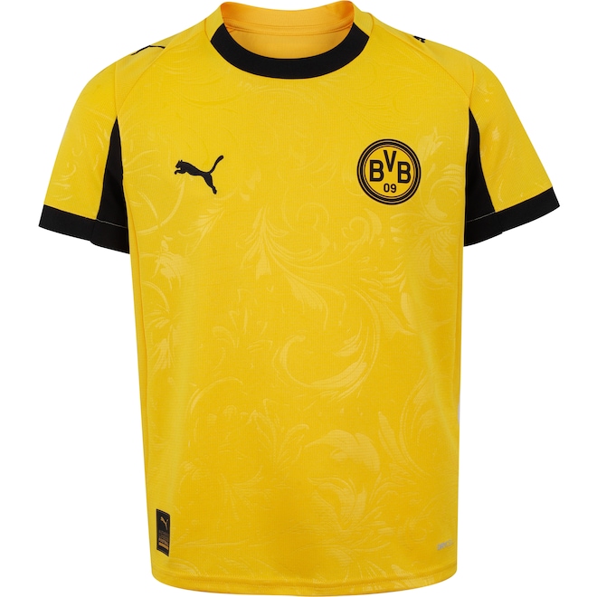 Camisa do Borrusia Dortmund 25/26 Cup Puma Juvenil - Foto 1