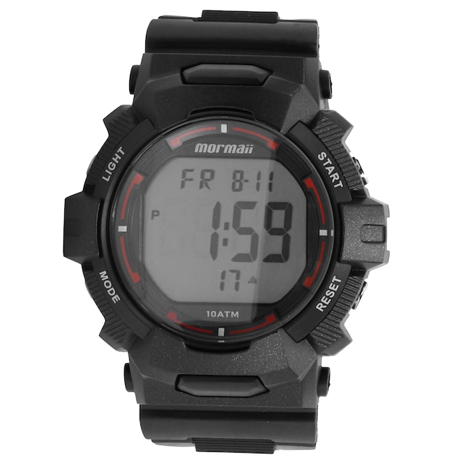 Relógio Mormaii Digital Wave Mo0330c8r - Foto 1