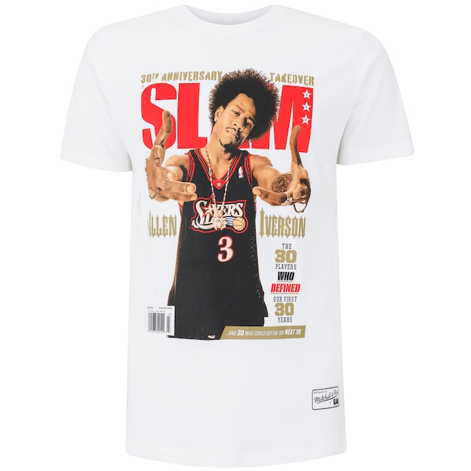 Camiseta Mitchell & Ness Philadelphia 76Ers NBA Slam Masculina - Foto 1
