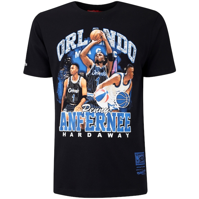 Camiseta Mitchell & Ness Orlando Magic Hardaway NBA Masculina - Foto 1