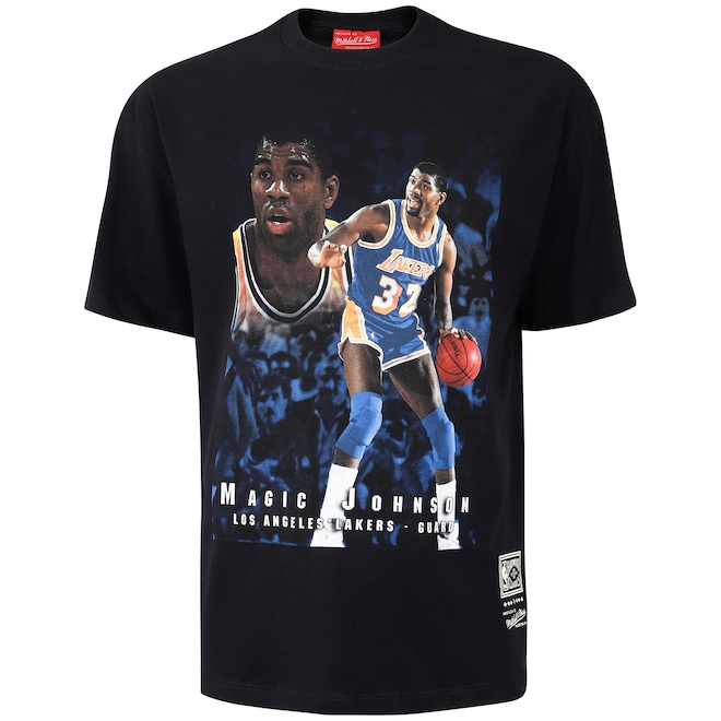 Camiseta Mitchell & Ness Los Angeles Lakers Cards NBA Masculina - Foto 2