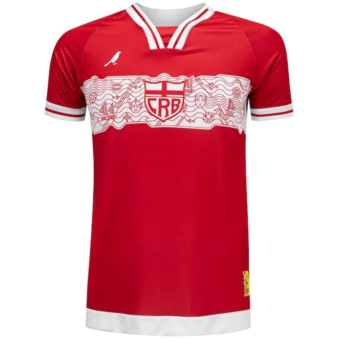 Camisa CRB II 25/26 Torcedor Bomache Masculina - Foto 1