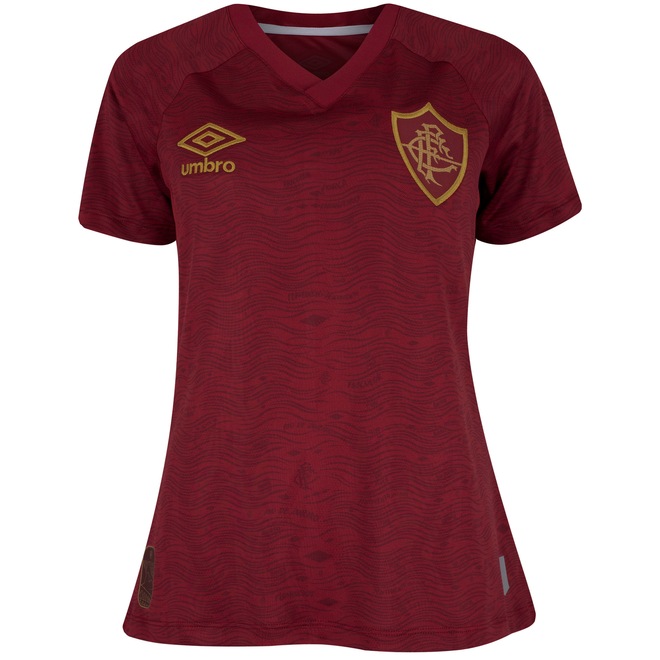 Camisa do Fluminense III 25/26 Torcedor Umbro Feminina - Foto 2