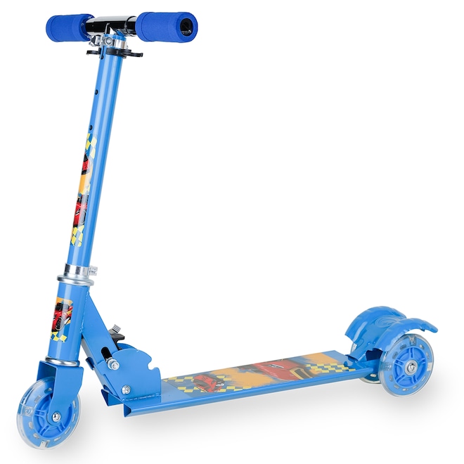 Patinete 3 Rodas Spin Roller Dobrável com Led Infantil - Foto 1