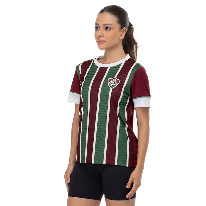 Camiseta do Fluminense Braziline Chiado Feminina - Foto 2