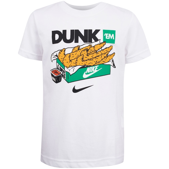 Camiseta Nike Dunk Em Ten Juvenil - Foto 1