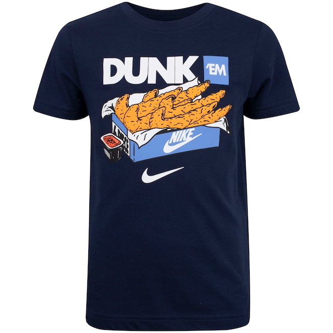 Camiseta Nike Dunk Em Ten Juvenil - Foto 1