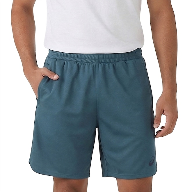 Bermuda ASICS Malha Recorte Lateral Masculina - Foto 1