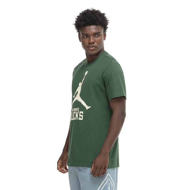 Camiseta Milwaukee Bucks NBA Nike Jordan Essential Masculina - Foto 2
