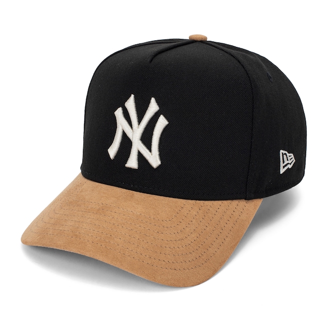 Boné New York Yankees New Era MLB Suede Visor Adulto - Foto 1