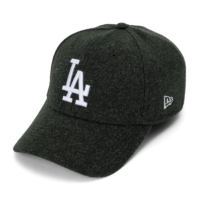 Boné Los Angeles Dodgers New Era MLB 9Forty Melton Wool Adulto - Foto 1