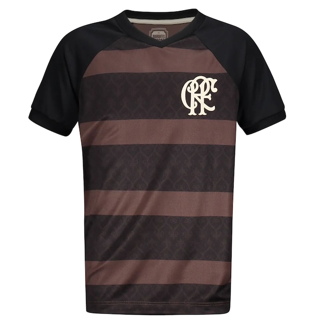 Camiseta do Flamengo Consciência Negra 25/26 Braziline Infantil - Foto 2