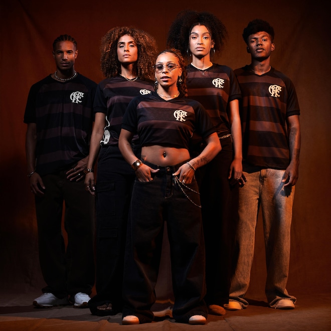 Camiseta do Flamengo Consciência Negra 25/26 Braziline Masculina - Foto 1