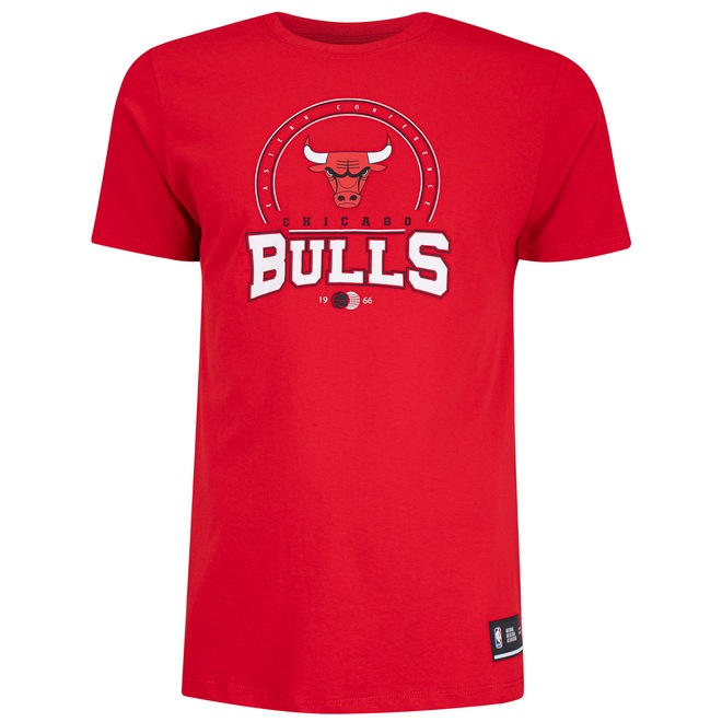 Camiseta Chicago Bulls NBA Circles Bulls N0915 Masculina - Foto 1