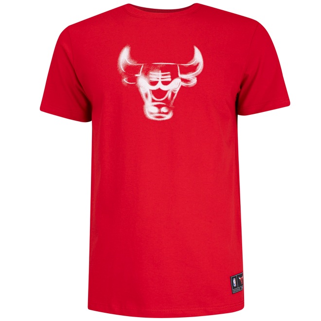 Camiseta Chicago Bulls NBA Spray Bulls N0923 Masculina - Foto 1