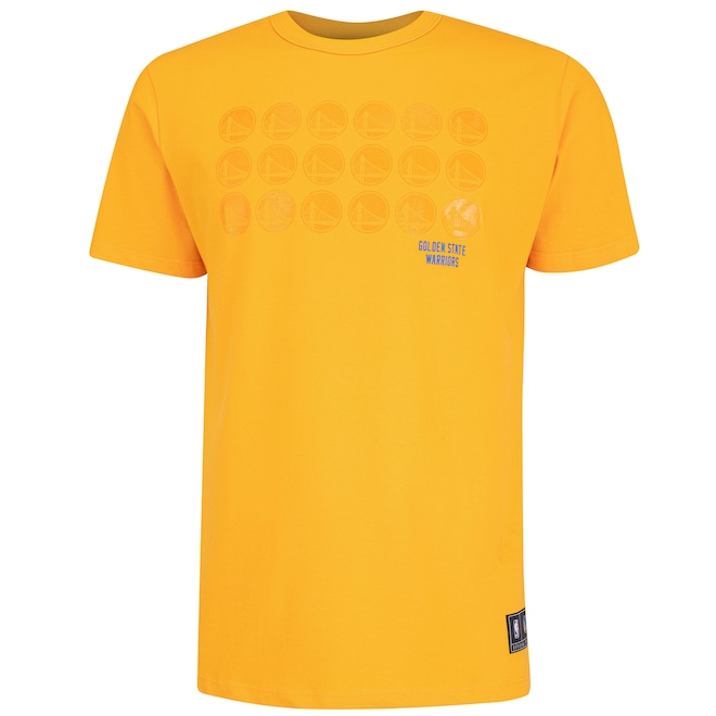 Camiseta Golden State Warriors NBA Pattern N0939 Masculina - Foto 1