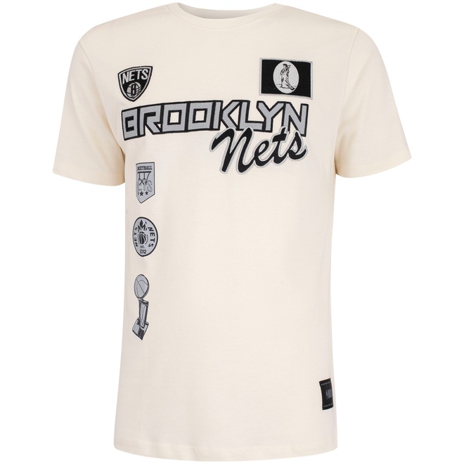 Camiseta do Brooklyn Nets NBA Flag City NB819 Masculina - Foto 1
