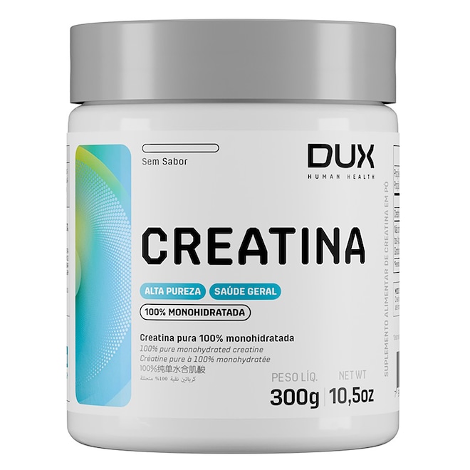 CREATINA DUX MONOHIDRATADA POTE 300G - Foto 1