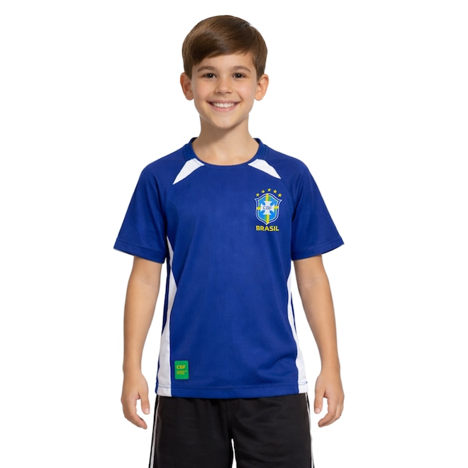 Camiseta Penta da Seleção do Brasil CBF 26/27 Infantil - Foto 1