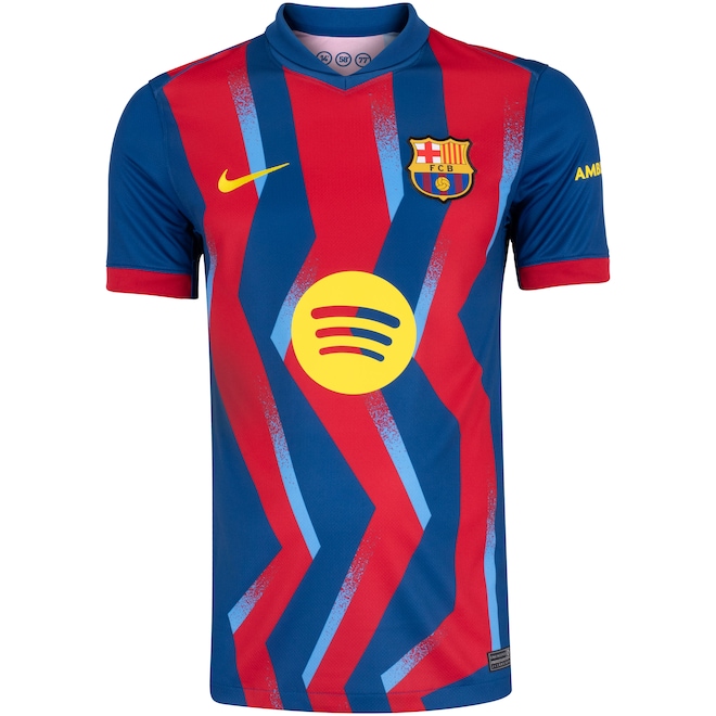 Camisa Barcelona I 25/26 Torcedor Pro Nike Masculina - Foto 1