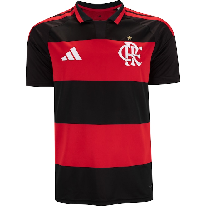 Camisa do Flamengo I 26/27 Torcedor adidas Masculina - Foto 2