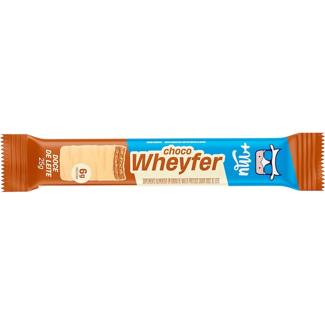 Barra de Proteína +MU Choco Wheyfer Doce de Leite - 25g - Foto 1