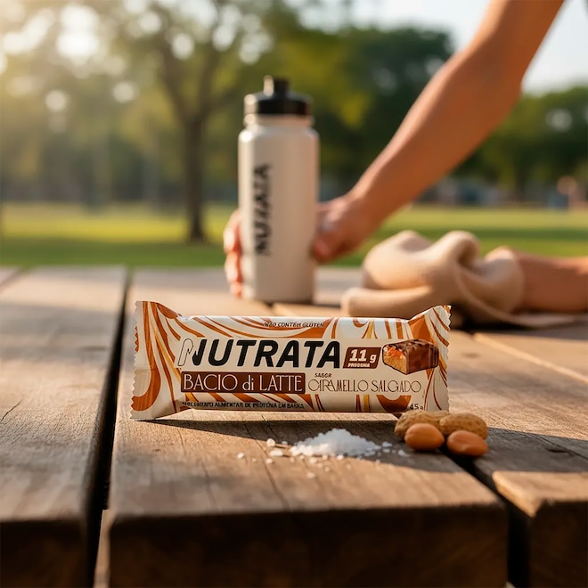 Barrinha Nutrata Bacio Di Latte Caramelo Salgado - 45g - Foto 1