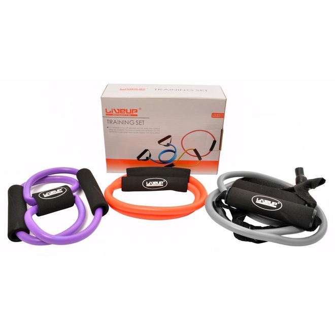 Kit Extensor Elásticos LiveUP LS3211es Luxo - 3 unidades - Foto 1
