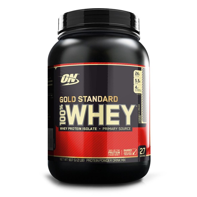 Whey Protein Optimum Gold Standard 100% Cookies'n Cream - 2lbs - Foto 1
