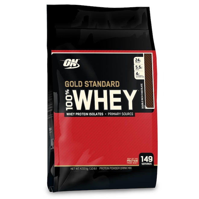 Whey Protein Optimum Gold Standard 100% Chocolate - 10lbs - Foto 1