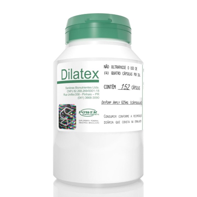 Vasodilatador Power Supplements Dilatex Extra Pump - 152 Cápsulas - Foto 1