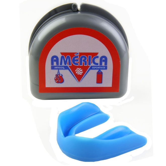 Protetor Bucal América Simples com Estojo - Foto 1