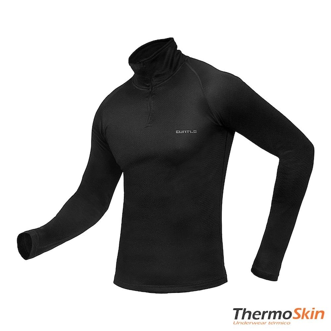 Camiseta Manga Longa Curtlo ThermoSkin - Masculino - Foto 1