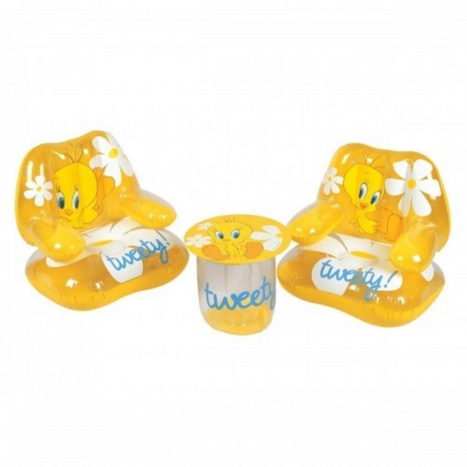 Poltrona Inflável Bestway Piu-Piu com Mesinha - Infantil - 2 Pessoas - Foto 1