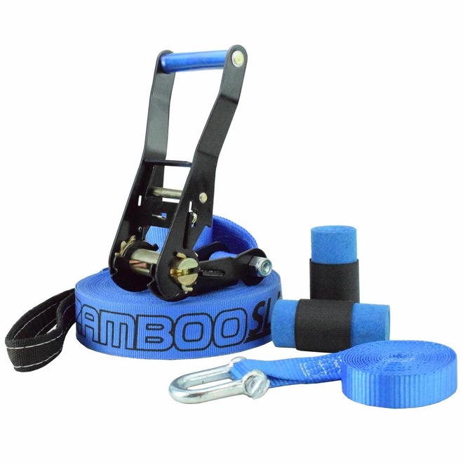 Slackline Zamboo Pro Black - 15m - Foto 1