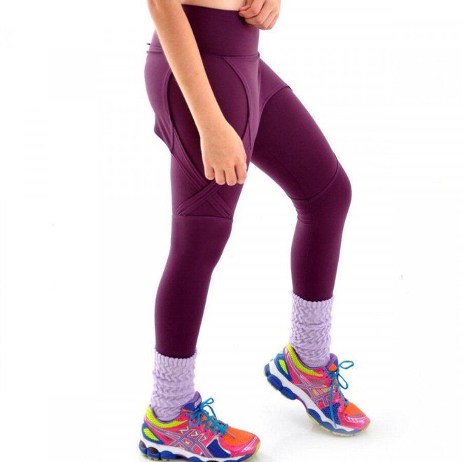 Calça Legging Mama Latina com Saia Suplex - Feminina - Foto 1