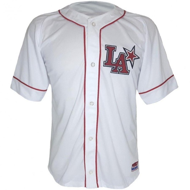 Camisa de Beisebol Esporte Fujiya Jersey LA - Masculina - Foto 1