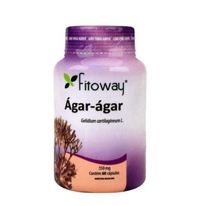 Ágar - Ágar Fitoway - 60 Cápsulas - Foto 1