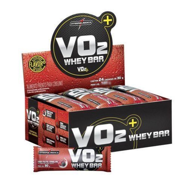 VO2 Whey Bar Integralmédica - Cookies - 12 Unidades de 30g - Foto 1