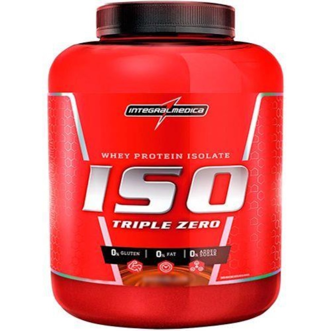 Whey Protein Isolado Integralmédica ISO Triple Zero - Morango - 1,8 Kg - Foto 1