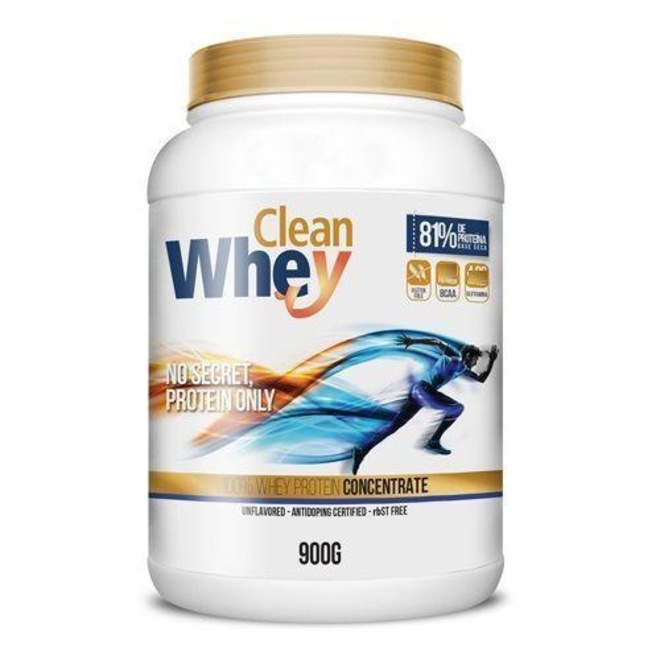 Whey Protein Glanbia Nutritionals Clean Whey Concentrado - Sem Sabor - 900g - Foto 1