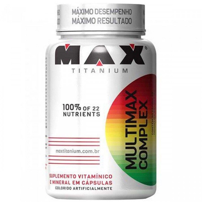 Multivitamínico Max Titanium Multimax Complex - 90 Cápsulas - Foto 1