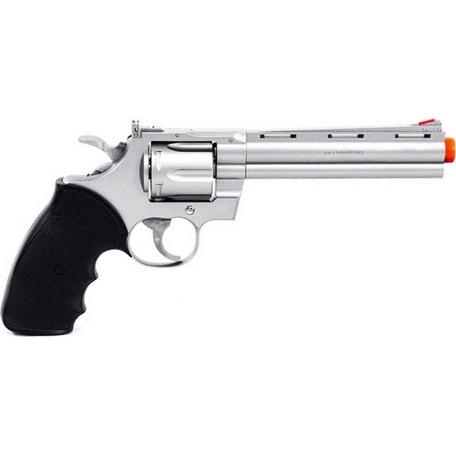 Revolver para Airsoft UHC Python Silver 6" Spring UA-938S - 132 FPS em Polímero - Foto 1