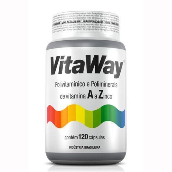 Multivitamínico Fitoway Vitaway - 120 Cápsulas - Foto 1
