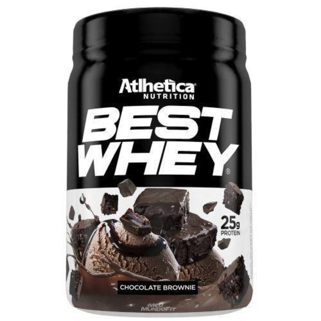 Whey Protein Atlhetica Best Whey - Chocolate Brownie - 450g - Foto 1